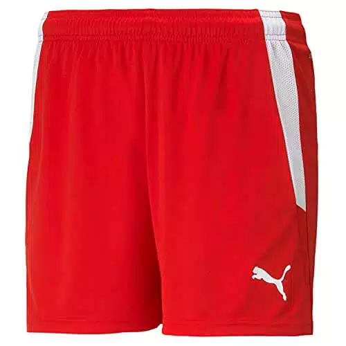 Puma 4063699150148 teamLIGA Shorts W Pantaloncini Donna Puma Red/Puma White