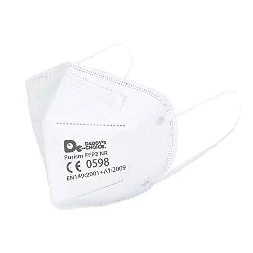 Purism Ffp2 Mascherina 20 Pcs Mascherine Conforme a En 149: 2001 + A1: 2009 Ce0598 Maschera di Protezione Antiparticolato 5 Strati