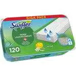Swiffer Lavapavimenti Wet, 120 Panni Umidi, Limone, Pulizia Igienica Profonda