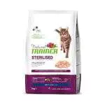 Trainer Natural Cat Sterilised Adult con Carni Bianche e Fibra di Pisello 3 Kg