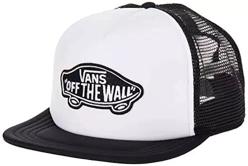 Vans Herren Classic Patch Trucker Baseball Cap, Weiß