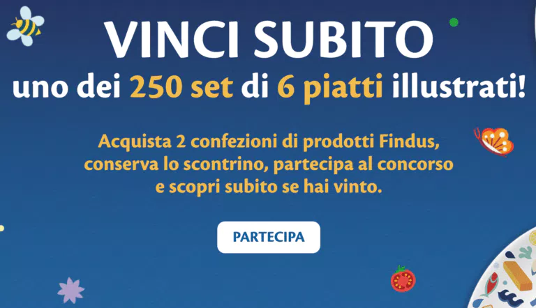 FESTEGGIA I 60 ANNI CON IL CONCORSO FINDUS: IN PALIO 250 PIATTI ILLUSTRATI [2022]