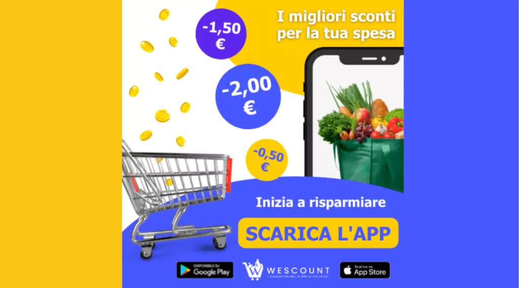 WeScount: l'app che ti rimborsa la spesa!