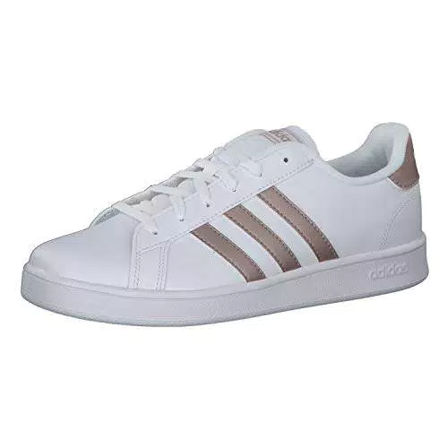 Adidas Unisex - Bambini e ragazzi Scarpe Grand Court K Ftwwht Coppmt Glopnk