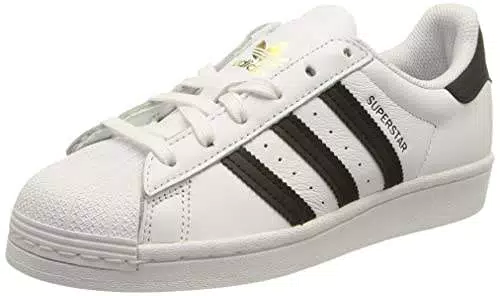adidas Superstar W, Scarpe da Ginnastica Donna, Ftwr White/Core Black/Gold Met