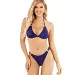 Aoloni Costumi da Bagno Donna, Costume Donna Due Pezzi Sexy Push up Senza Fili Regolabile