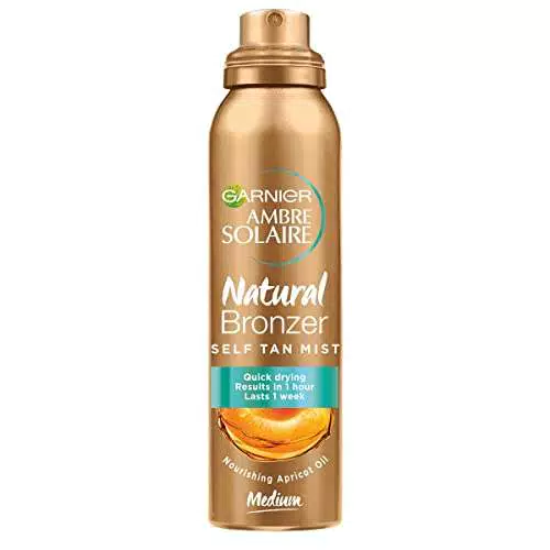 Garnier Spray Autoabbronzante Natural Bronzer, Per un'Abbronzatura Uniforme e Naturale
