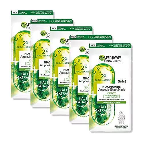 Garnier Maschera in Tessuto Ampolla Detox Purificante