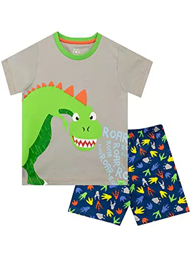 Harry Bear Pigiama Corto per Ragazzi Dinosauro Multicolore 18-24 Mesi