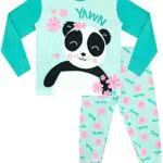 Harry Bear Pigiama per Ragazze Panda Verde 7-8 Anni