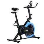 homcom Cyclette da Camera con Trasmissione a Cinghia