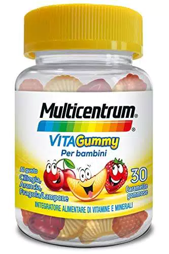 Multicentrum Vitagummy Integratore alimentare di vitamine e minerali formulato per Bambini 3+