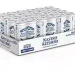 Peroni Nastro Azzurro, Cassa Birra con 24 Lattine di Birra da 33 cl