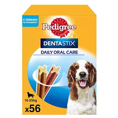 Pedigree Dentastix Snack per la Igiene Orale, Cane Medio 10-25 kg Confezione Scorta