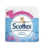 Scottex Pulito Completo Carta Igienica, Confezione da 24 Rotoli Maxi