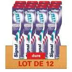 Signal - Spazzolino da denti x12 duro, Integral 8 Soin Complet