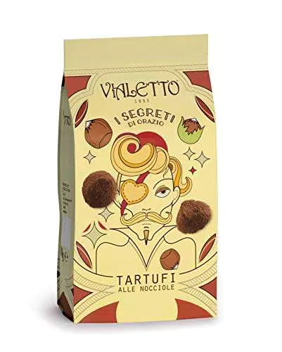 VIALETTO i Segreti di Orazio, Tartufi al Cioccolato Fondente e Nocciole