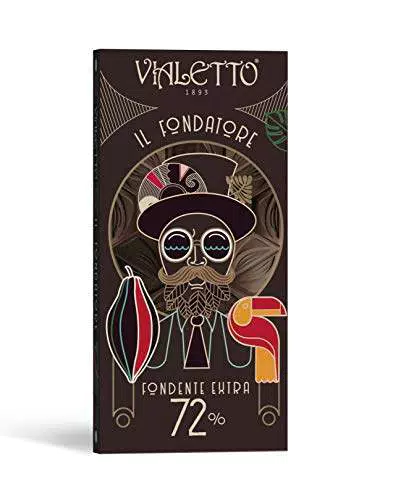VIALETTO il Fondatore, Cioccolato Fondente Extra 72%