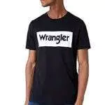 Wrangler Shortsleeve Logo Tee T-Shirt, Black 100