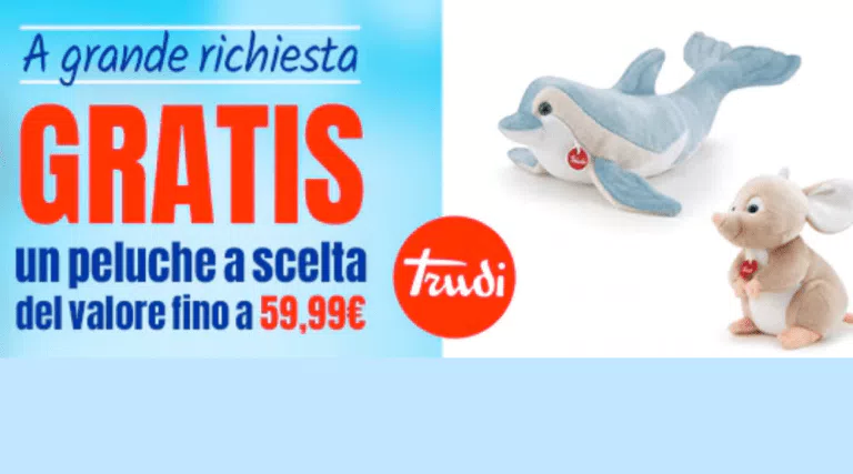 Casa Henkel: 50€ in detersivi e ricevi un peluche Trudi omaggio