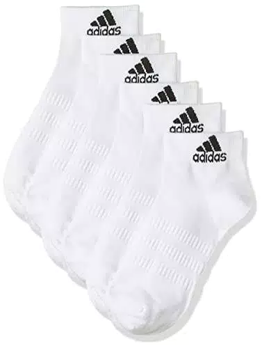 adidas Light Ank 3pp, Socks Uomo, White/White/White