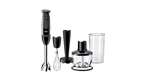 Braun Minipimer MultiQuick 5 Vario MQ 5237 Preciso e Potente con Tritatutto