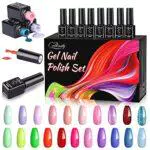 Creamify kit Smalto Semipermanente Serie Primavera ed Estate - 21pcs Gel Colori Unghie con Cartella Colori
