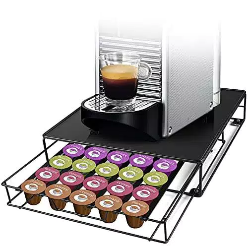 Diealles Shine Cassetto Capsule Nespresso, Cassetto Porta Cialde Caffè Nespresso con Cestelli Portaoggetti Capacità 30 Capsule