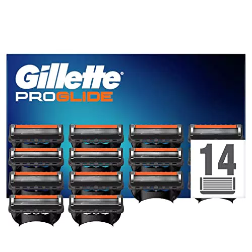 Gillette Fusion 5 Proglide Lamette da Barba, 14 Ricambi