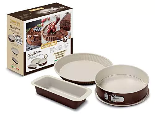 Guardini Scatola Regalo-Chocoforme: Tortiera apribile 26cm+Crostata 28cm+Plumcake 25