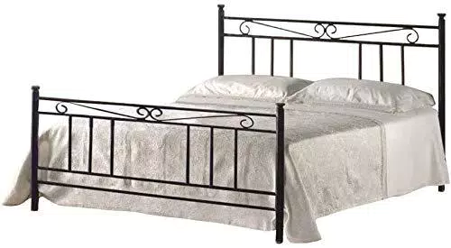 Letto 1 Piazza e Mezza, in Ferro BATTUTO, Modello Rita