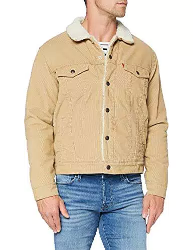 Levi's Type 3 Sherpa Trucker Chino Cord Sherpa, Giacca Uomo