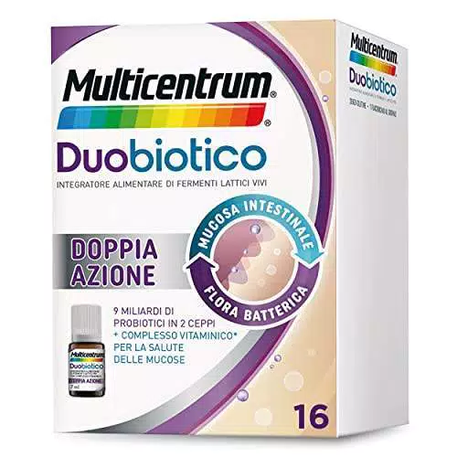 Multicentrum Flora Intestinale Boost Probiotici, 16 flaconcini