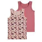 Name It Nmftank Top 2p Deco Rose Flower Noos Canottiera