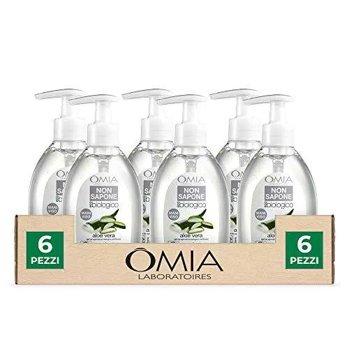 Omia Non Sapone Liquido per Viso e Mani Ecobio Aloe Vera