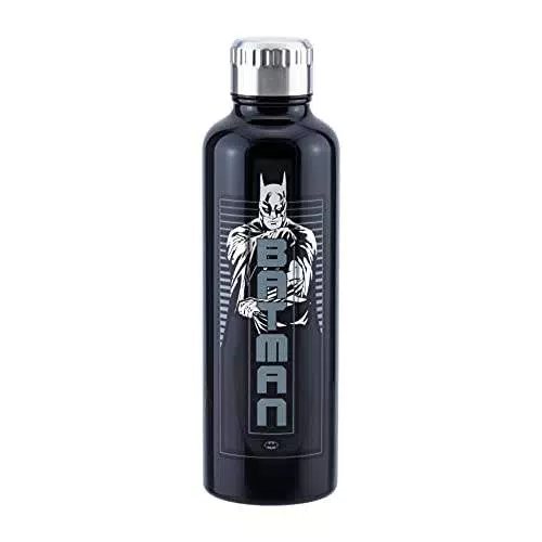 Paladone Batman Bottiglia di acqua in metallo