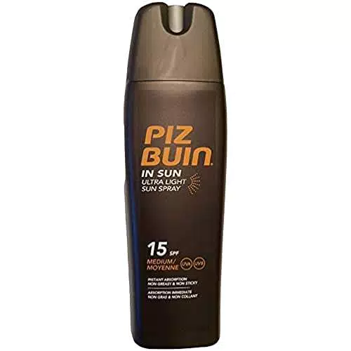 Piz Buin Spray Solare Idratante 15 SPF, 200 ml