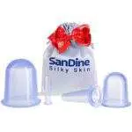 Set per Coppettazione - Coppetta per Massaggio Anticellulite - Riduttore Doppio Mento - Sistema coppettazione viso - Coppette per massaggio in silicone - Coppettazione per kit di cellulite - Sandine