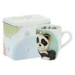 THUN - Mug Panda Pisces con Scatola in Latta per tè