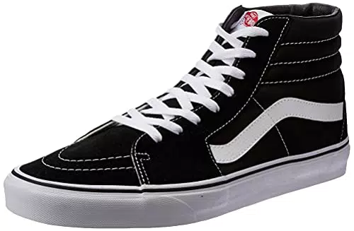 VANS UA SK8-Hi, Sneaker Unisex-Adulto, Nero/Bianco