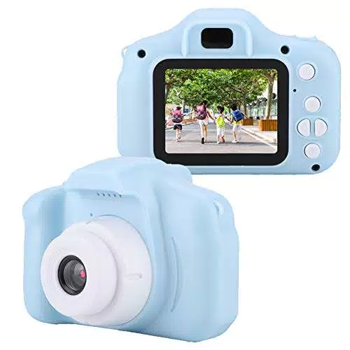 VBESTLIFE Videocamera Portatile per Bambini, azzurro