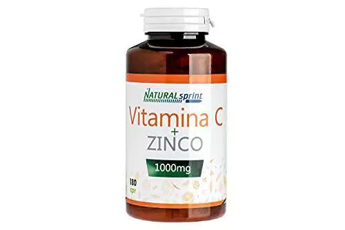 Vitamina C Pura Alto Dosaggio 1000mg + Zinco - 180 Compresse Per 6 Mesi-Vitamin C Dose Forte - Integratore Alimentare Made in Italy by NaturalSprint