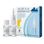 Acqua di Sirmione, Ideale per naso chiuso 6 Flaconcini da 15 ml. Può Essere Utilizzata Con Spray Nasale o In Aerosolterapia. Prodotto 100% Naturale