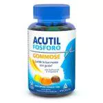 Acutil Fosforo Gommose, Integratore Multivitaminico Alimentare con Fosfoserina e Vitamina B6. Gusto Limone