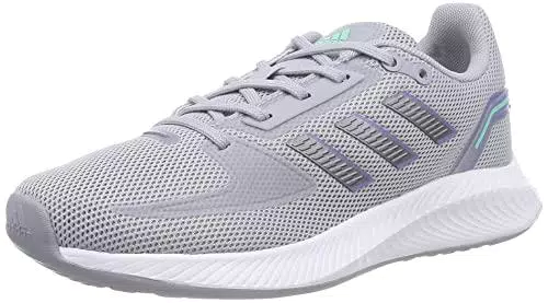 adidas RUNFALCON 2.0, Sneaker Donna, Halo Silver/Iron Met./Pulse Mint