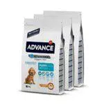 Advance Puppy Medium - Cibo per Cucciolo di Razza Media con Pollo - Confezione 3 x 3kg - Total 9kg