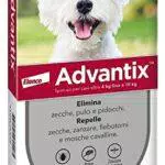 Advantix Spot-on antiparassitario per Cani da 4 Kg fino a 10 Kg