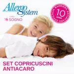 Allergosystem Set 2 Pezzi Copricuscino Antiacaro Sogno