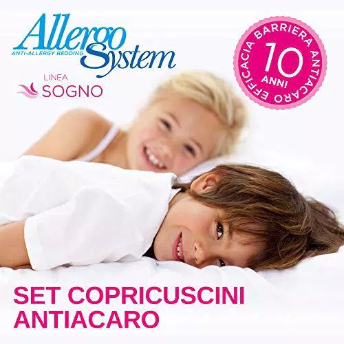 Allergosystem Set 2 Pezzi Copricuscino Antiacaro Sogno