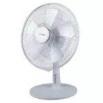 Ardes AR5D40W Ardes SILVERADO 40 Ventilatore da Tavolo 5 Pale 40 cm Dorate 3 Livelli di Velocità Oscillazione Automatica Dettagli Silver